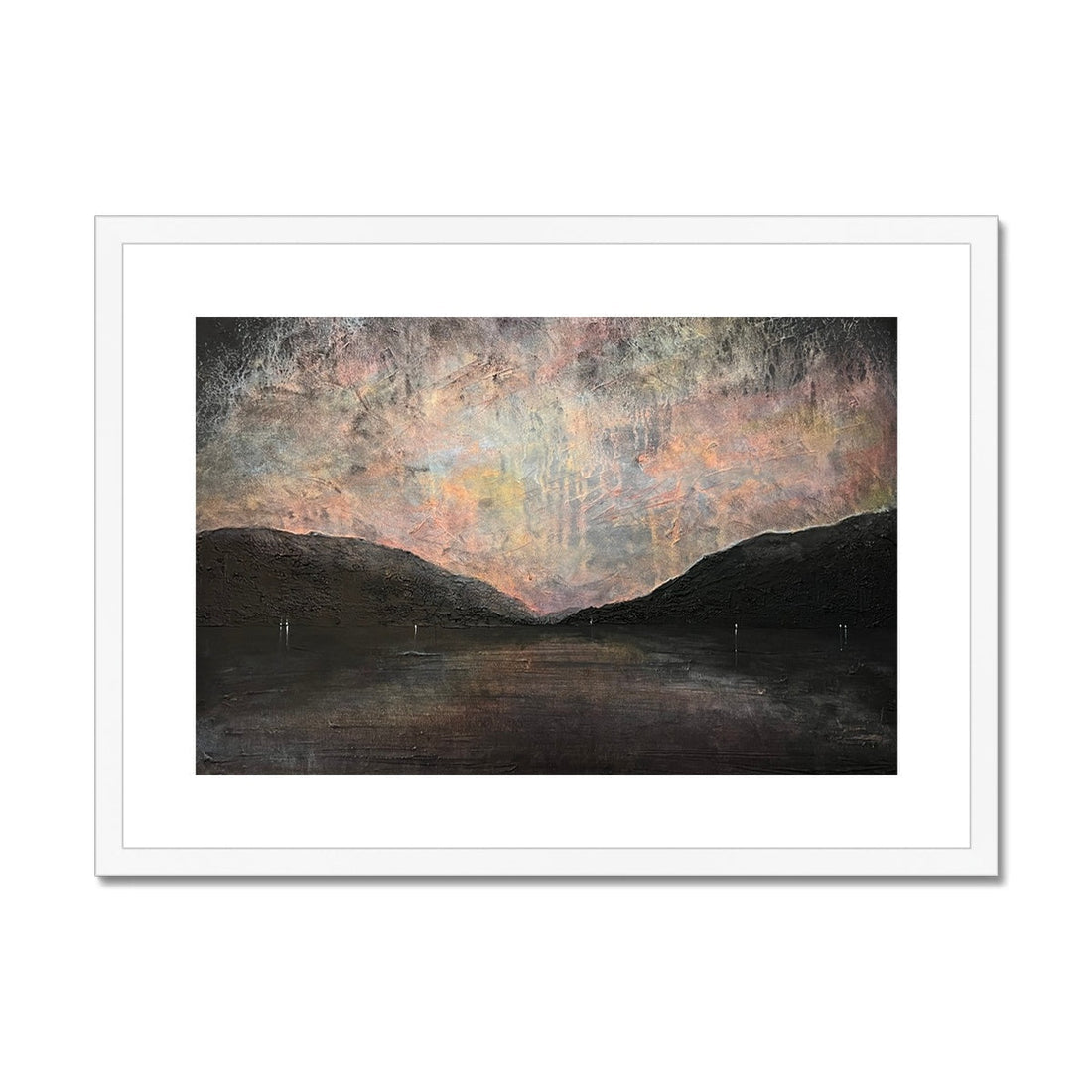 A Brooding Loch Lomond Painting | Framed &amp; Mounted Prints From Scotland