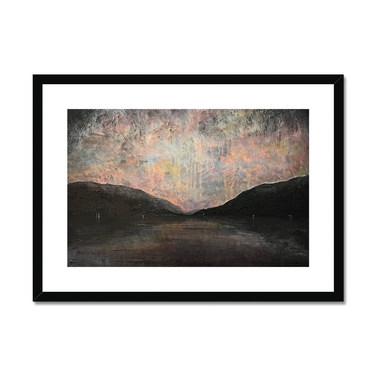 A Brooding Loch Lomond Painting | Framed &amp; Mounted Prints From Scotland