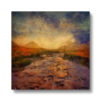 A Brooding Sligachan Skye Art Eco Canvas-Skye Art Gallery