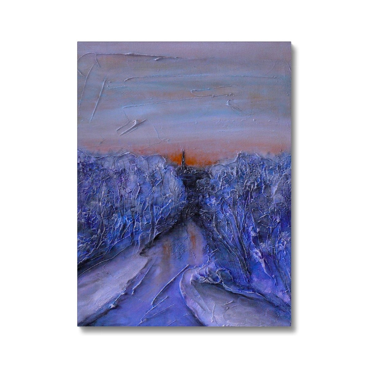 A Frozen River Kelvin Canvas