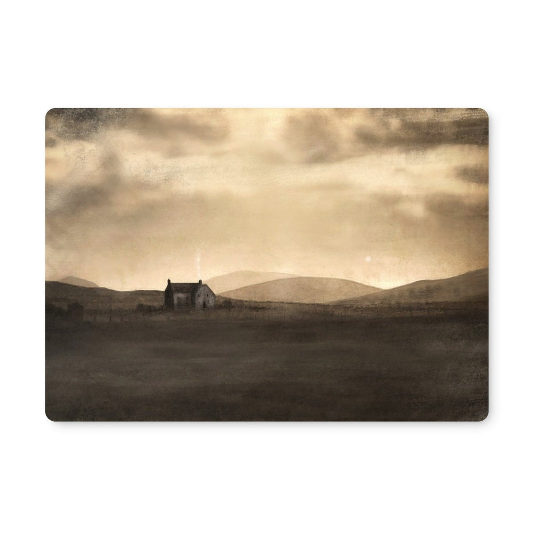 A Moonlit Croft | Scottish Art Gifts | Placemat