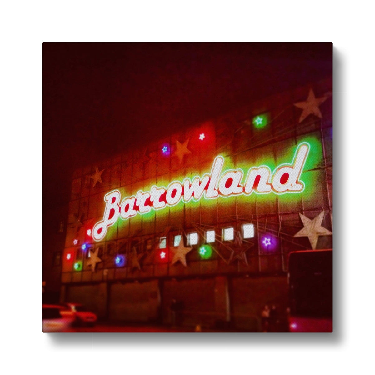 A Neon Glasgow Barrowlands Art Eco Canvas-Edinburgh &amp; Glasgow Art Gallery