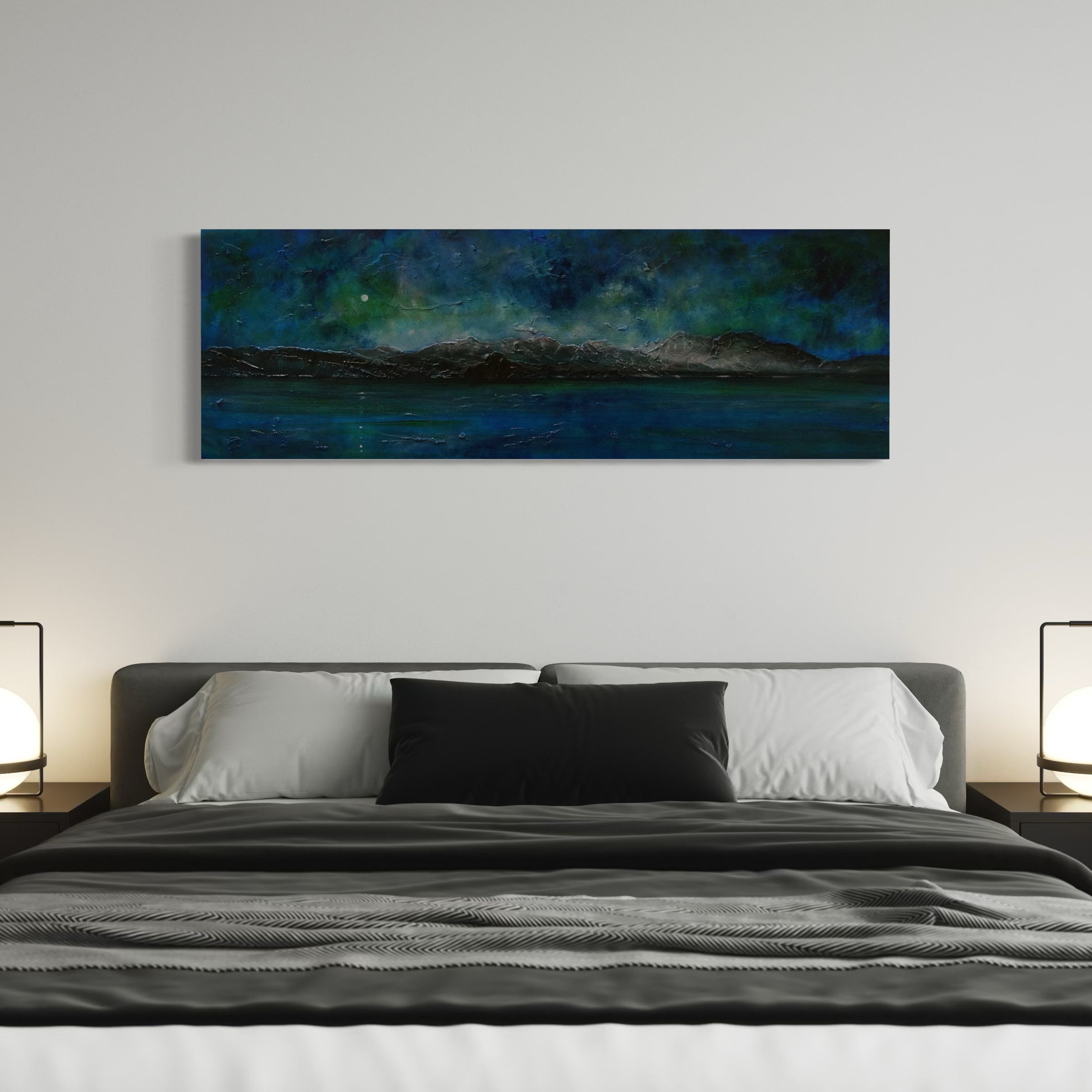 A Prussian Arran Night | Panoramic Painting & Art Prints-Arran