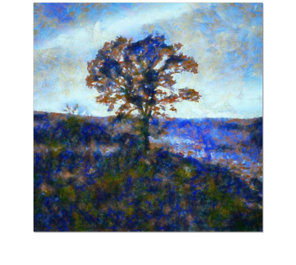 A Winter Highland Tree Art Prints