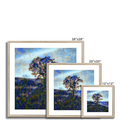 A Winter Highland Tree Painting | Framed &amp; Mounted Prints From Scotland