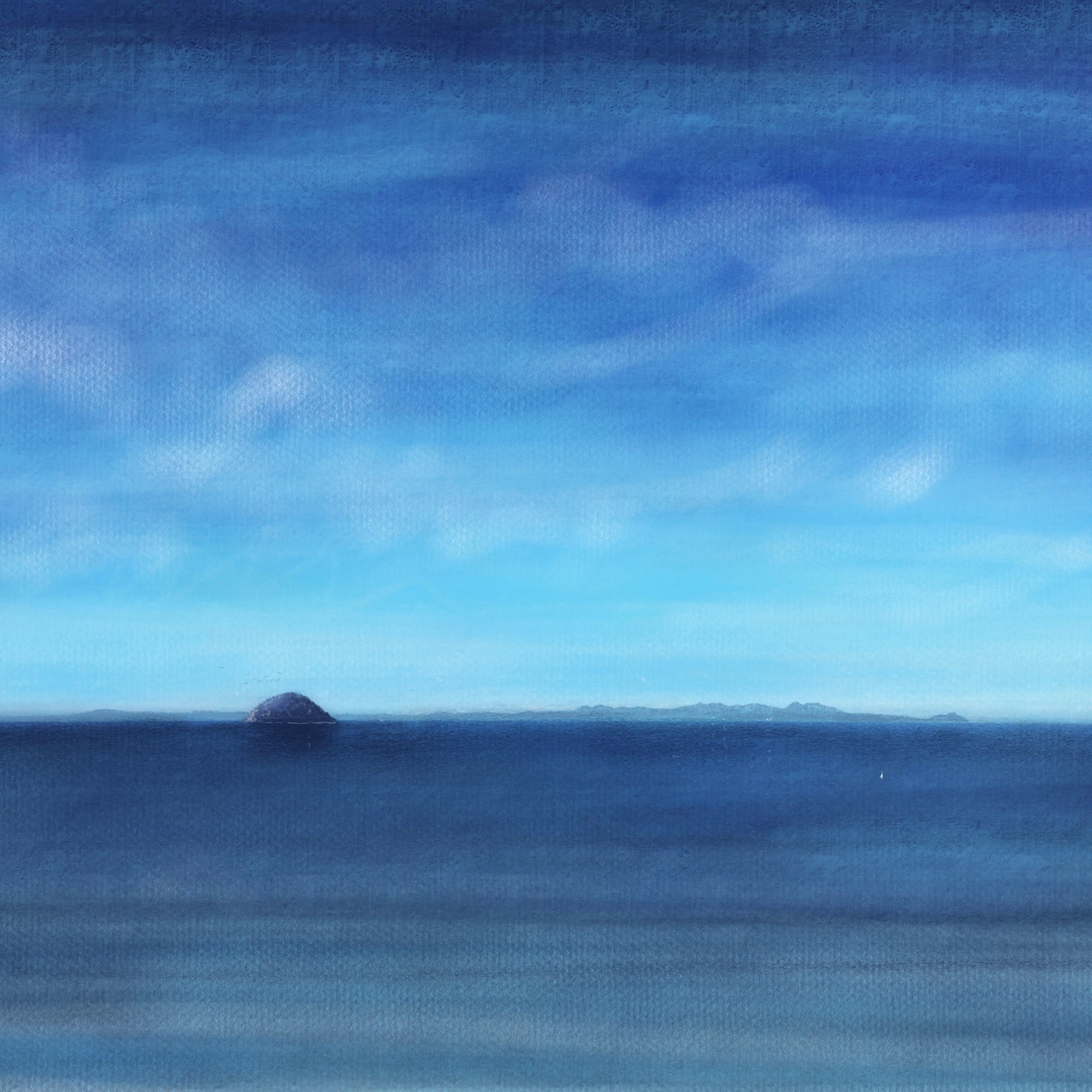 Ailsa Craig & Arran | Scotland In Your Pocket Art Print