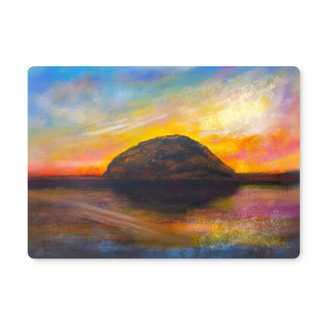 Ailsa Craig Dusk Arran | Scottish Art Gifts | Placemat