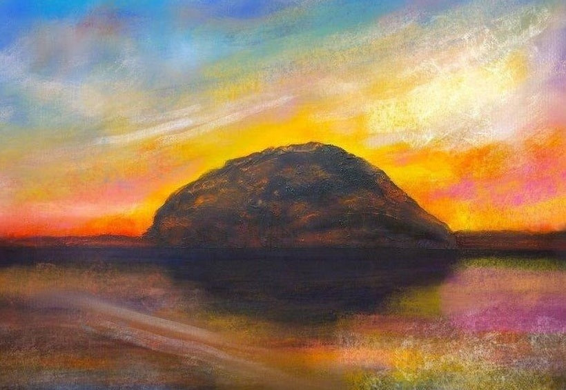 Ailsa Craig Dusk Art Prints from my Arran Art Gallery Collection