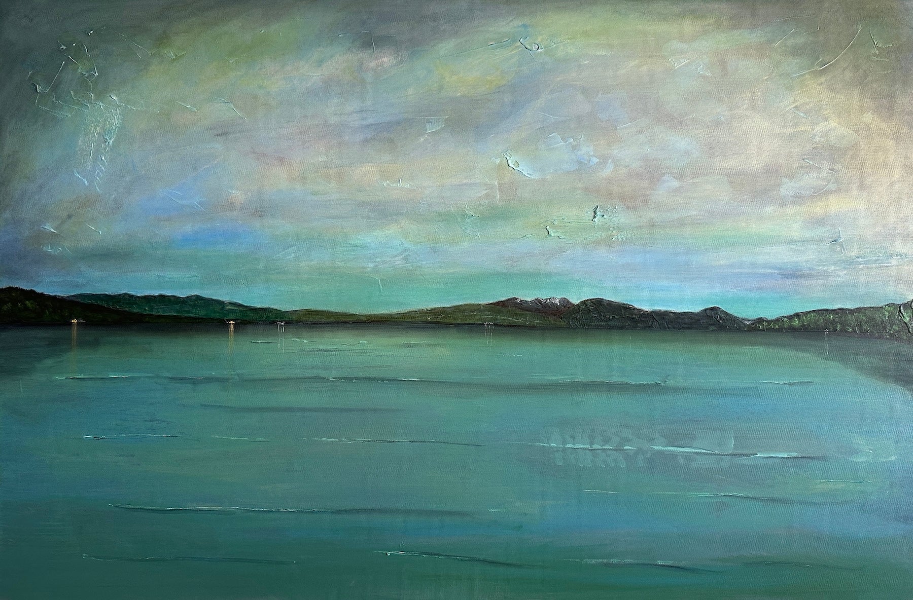 An Emerald Loch Lomond-art-painting-scotland