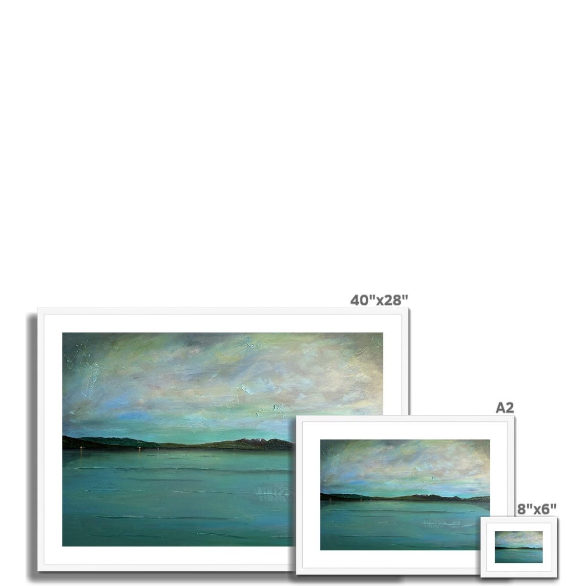 An Emerald Loch Lomond Painting | Framed &amp; Mounted Prints From Scotland