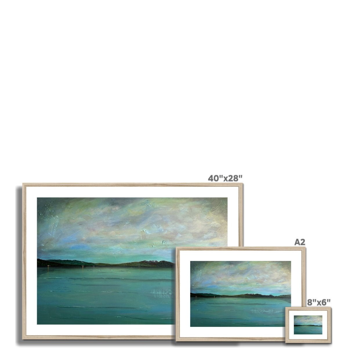 An Emerald Loch Lomond Painting | Framed & Mounted Prints From Scotland