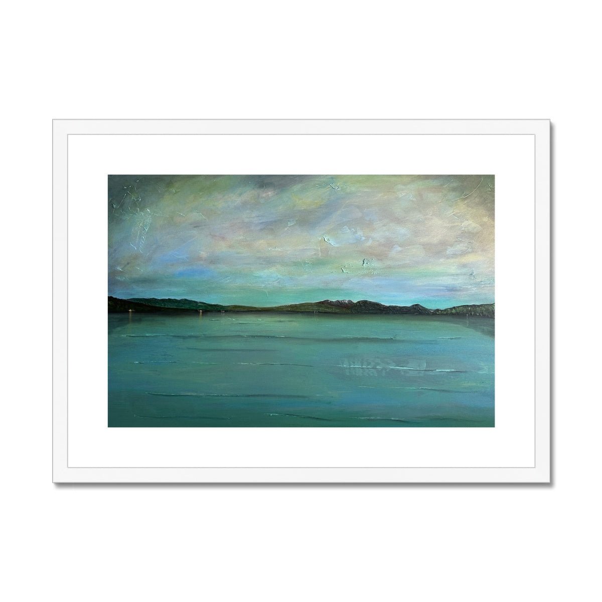 An Emerald Loch Lomond Painting | Framed & Mounted Prints From Scotland