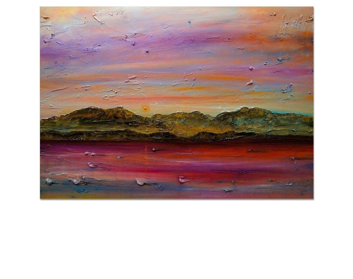 Arran Autumn Dusk Art Prints