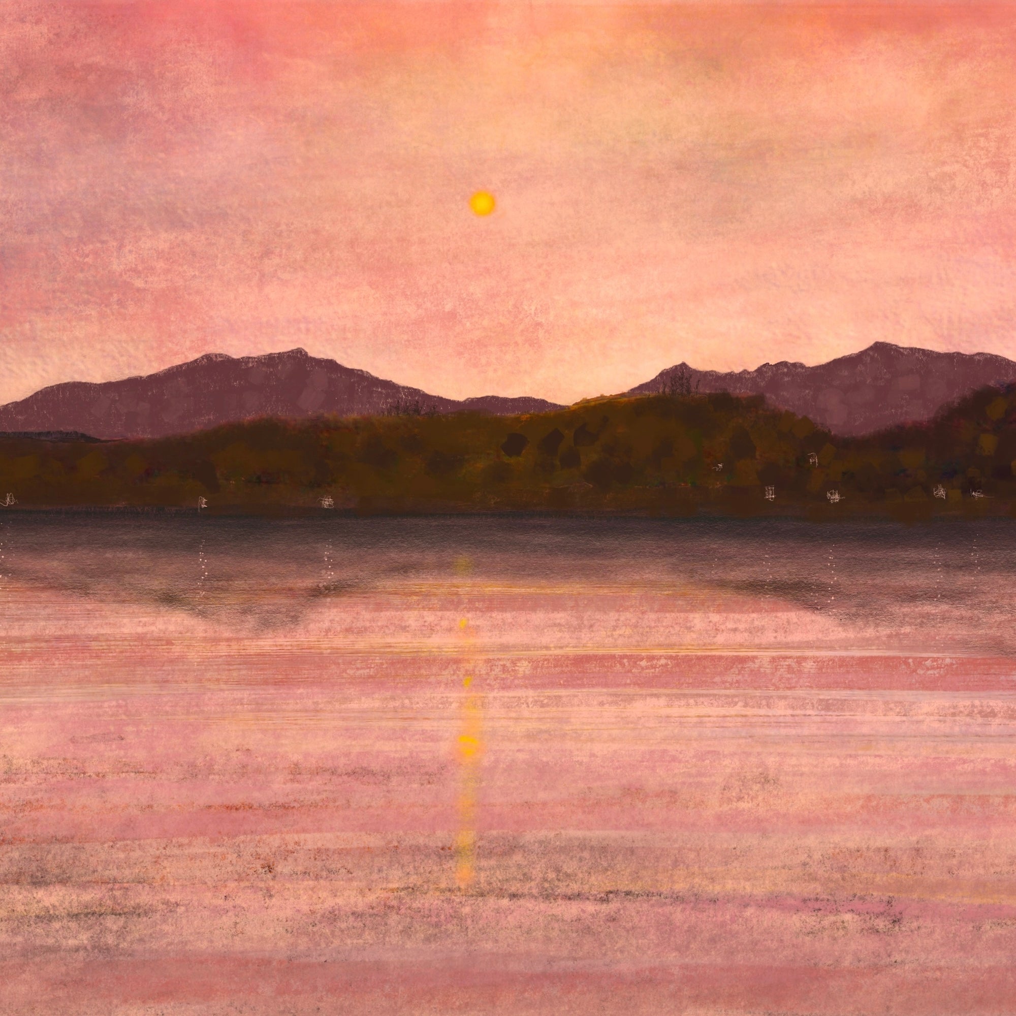 Arran & Bute Dusk | Scotland In Your Pocket Art Print