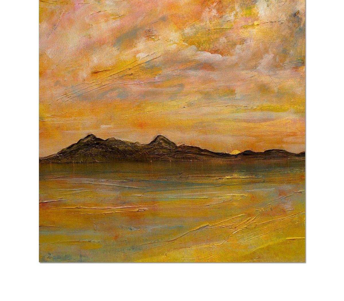 Arran Dusk Art Prints from my Arran Art Gallery Collection