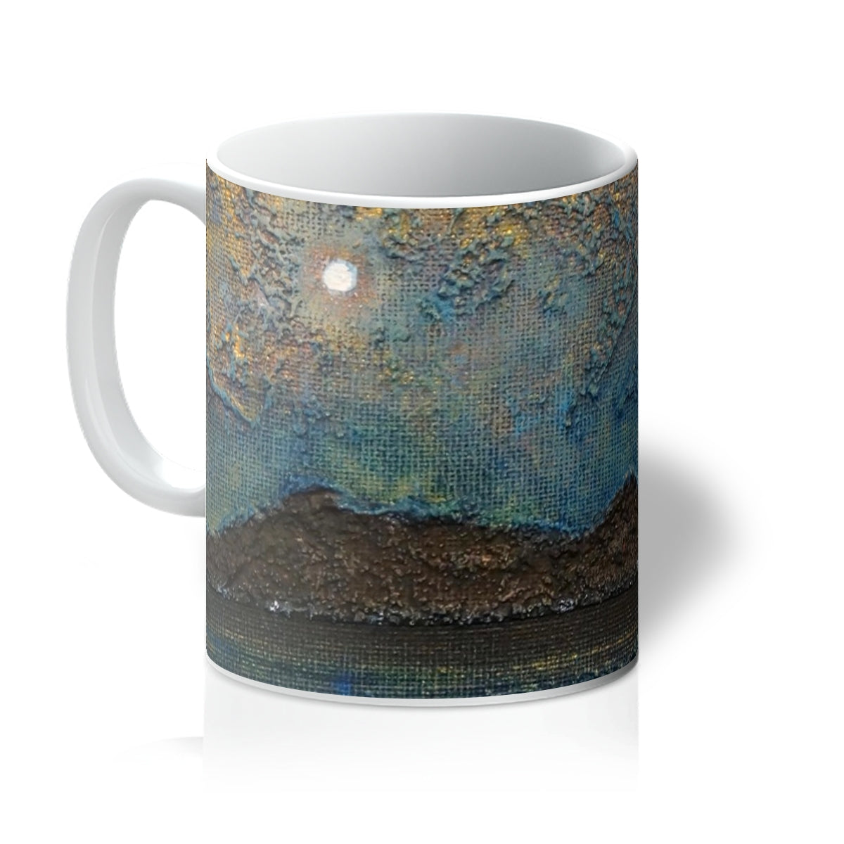 Arran Moonlight Art Gifts Mug | Arran Art Gallery | Paintings, Prints, Homeware and Art Gifts From Scotland By Scottish Artist Kevin Hunter