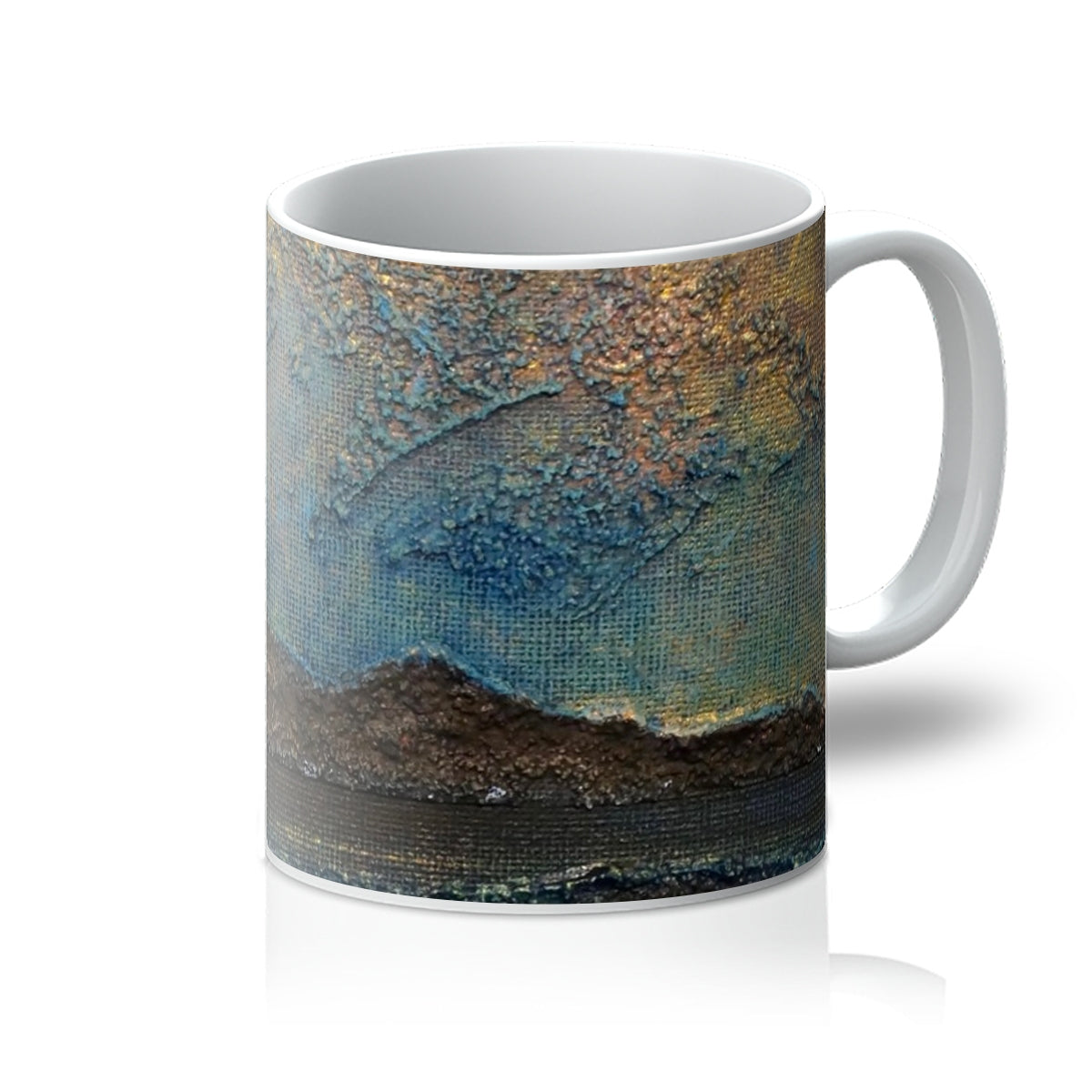 Arran Moonlight Art Gifts Mug | Arran Art Gallery | Paintings, Prints, Homeware and Art Gifts From Scotland By Scottish Artist Kevin Hunter