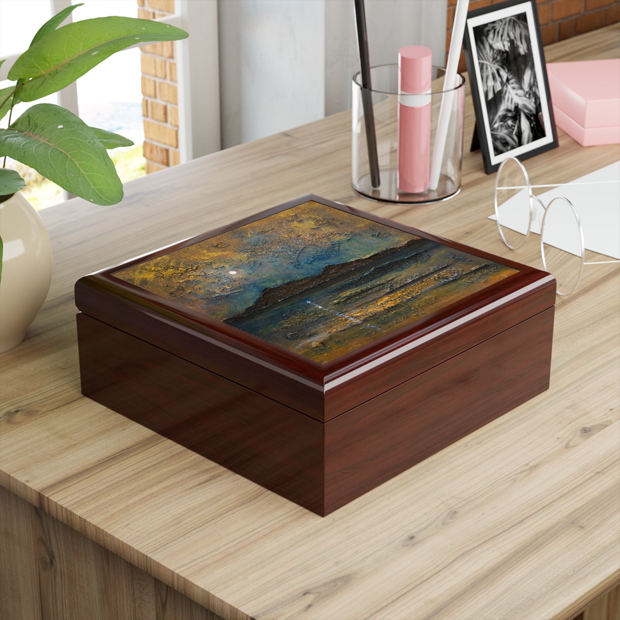 Arran Moonlight | Art Jewellery Box | Scotland