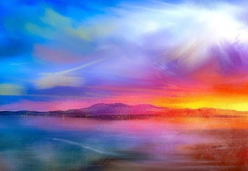 Arran Sunset Art Prints from my Arran Art Gallery Collection