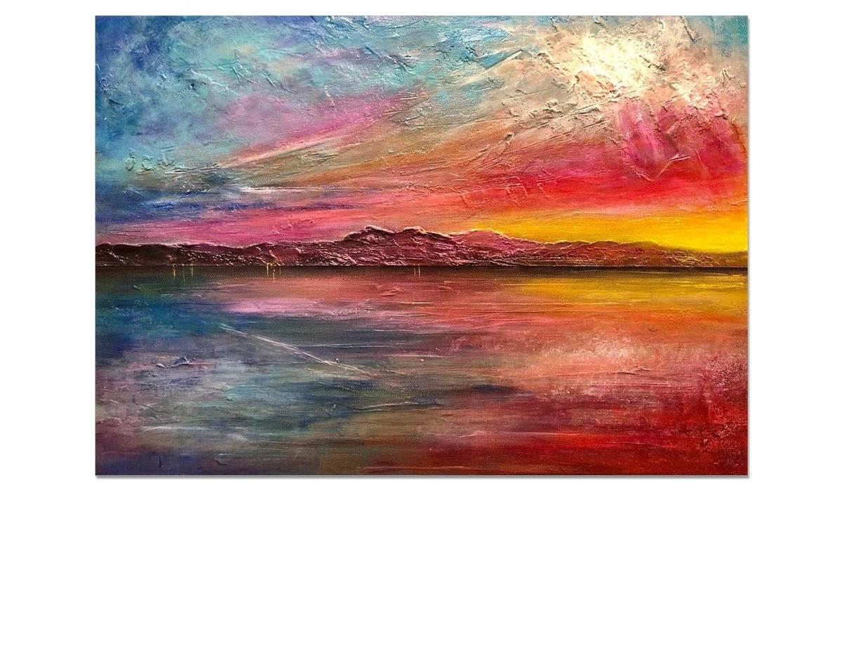 Arran Sunset ii Art Prints from my Arran Art Gallery Collection