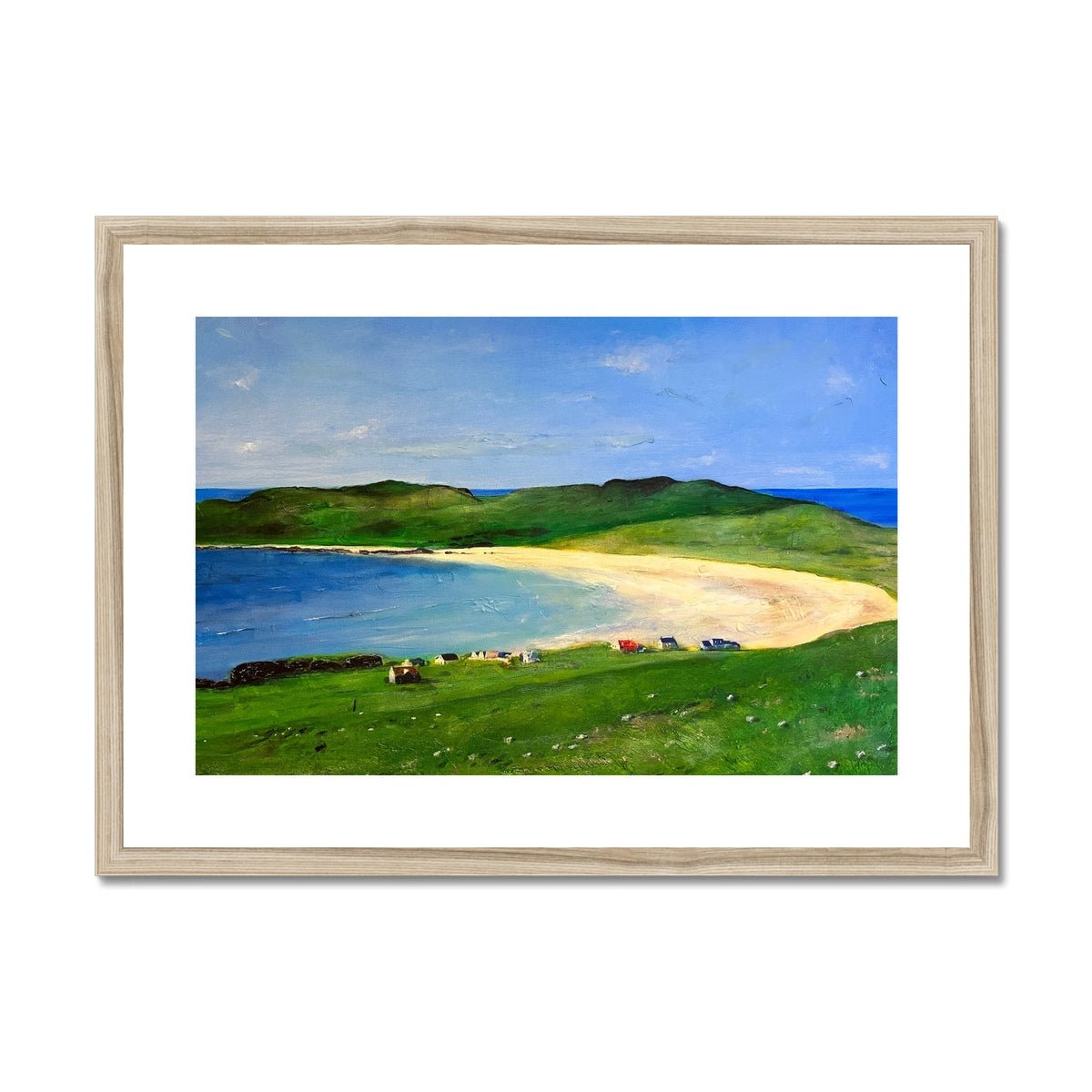 Balephuil Beach Tiree Painting | Framed & Mounted Prints From Scotland