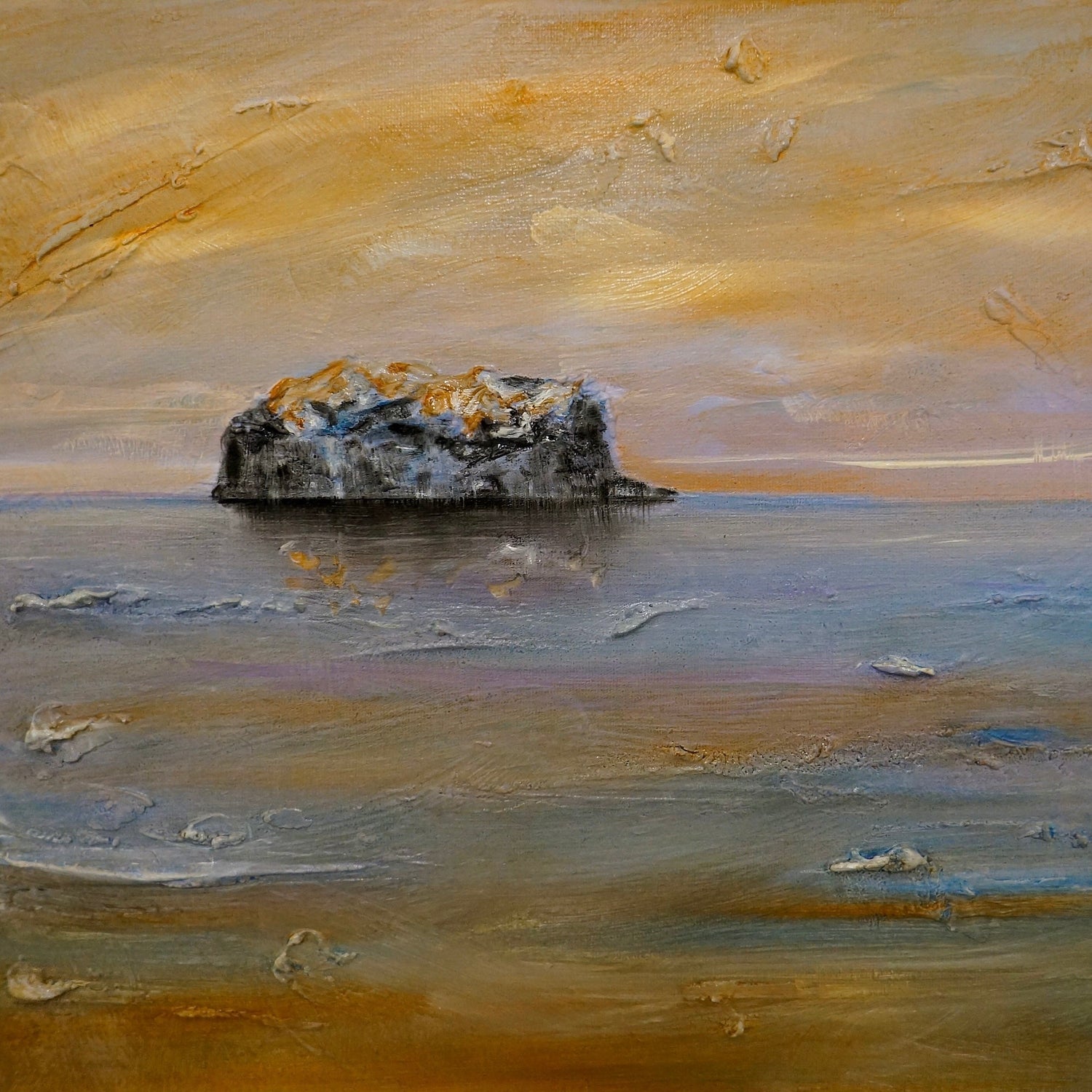 Bass Rock Dawn | Scotland In Your Pocket Art Print