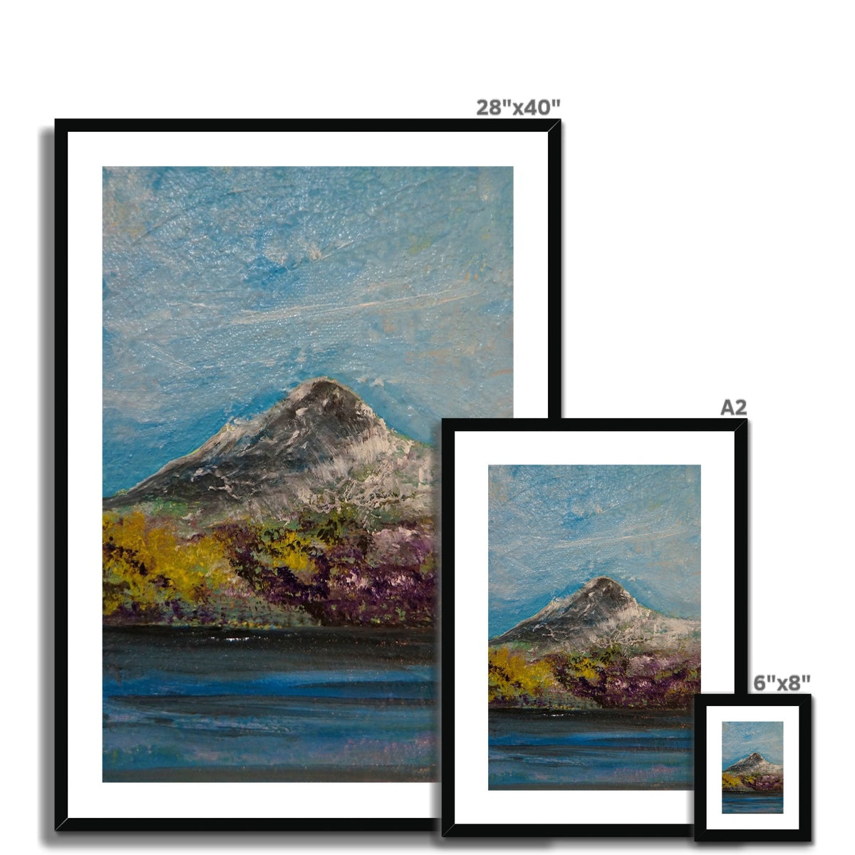 Ben Lomond ii Painting | Framed &amp; Mounted Prints From Scotland