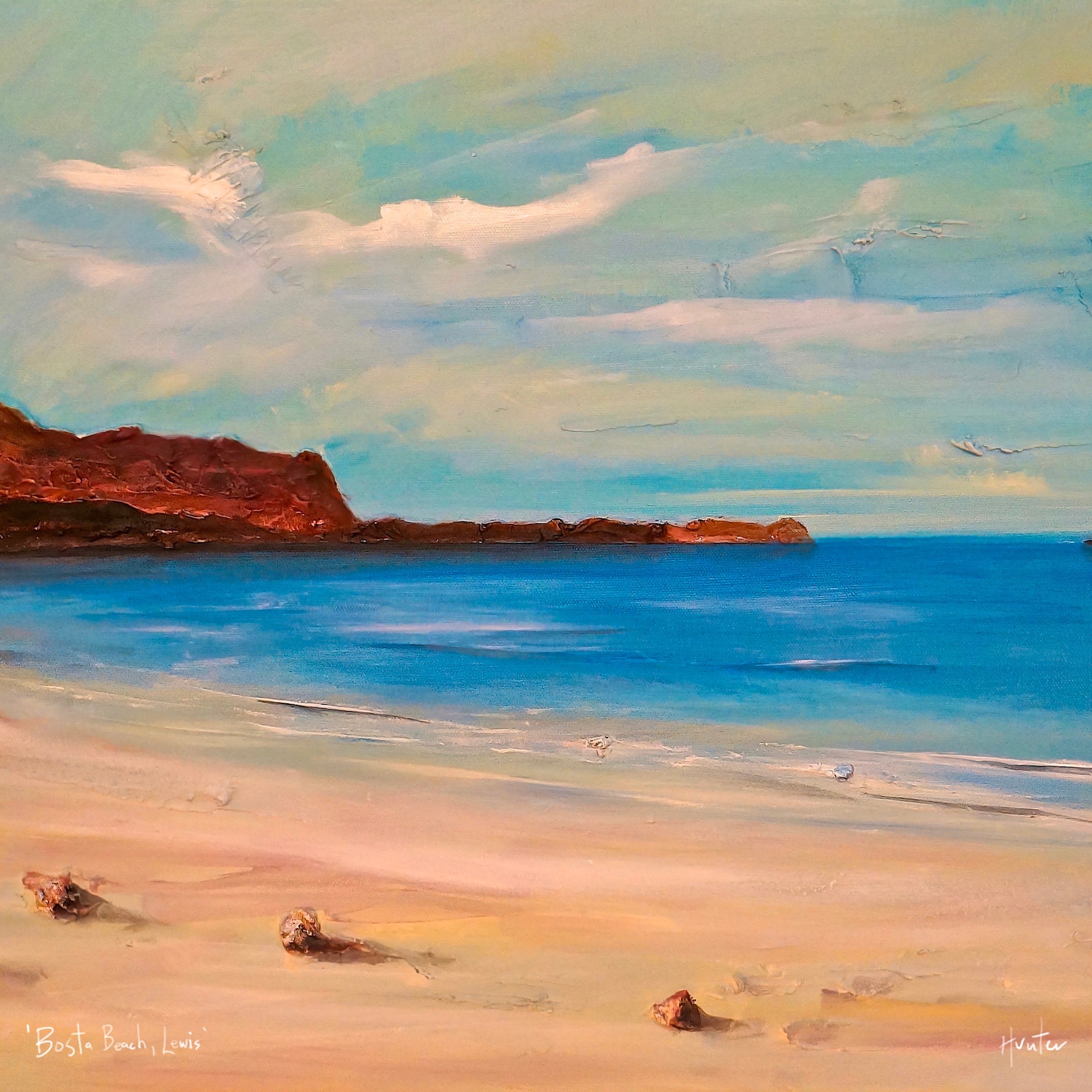 Bosta Beach Lewis | Scotland In Your Pocket Art Print