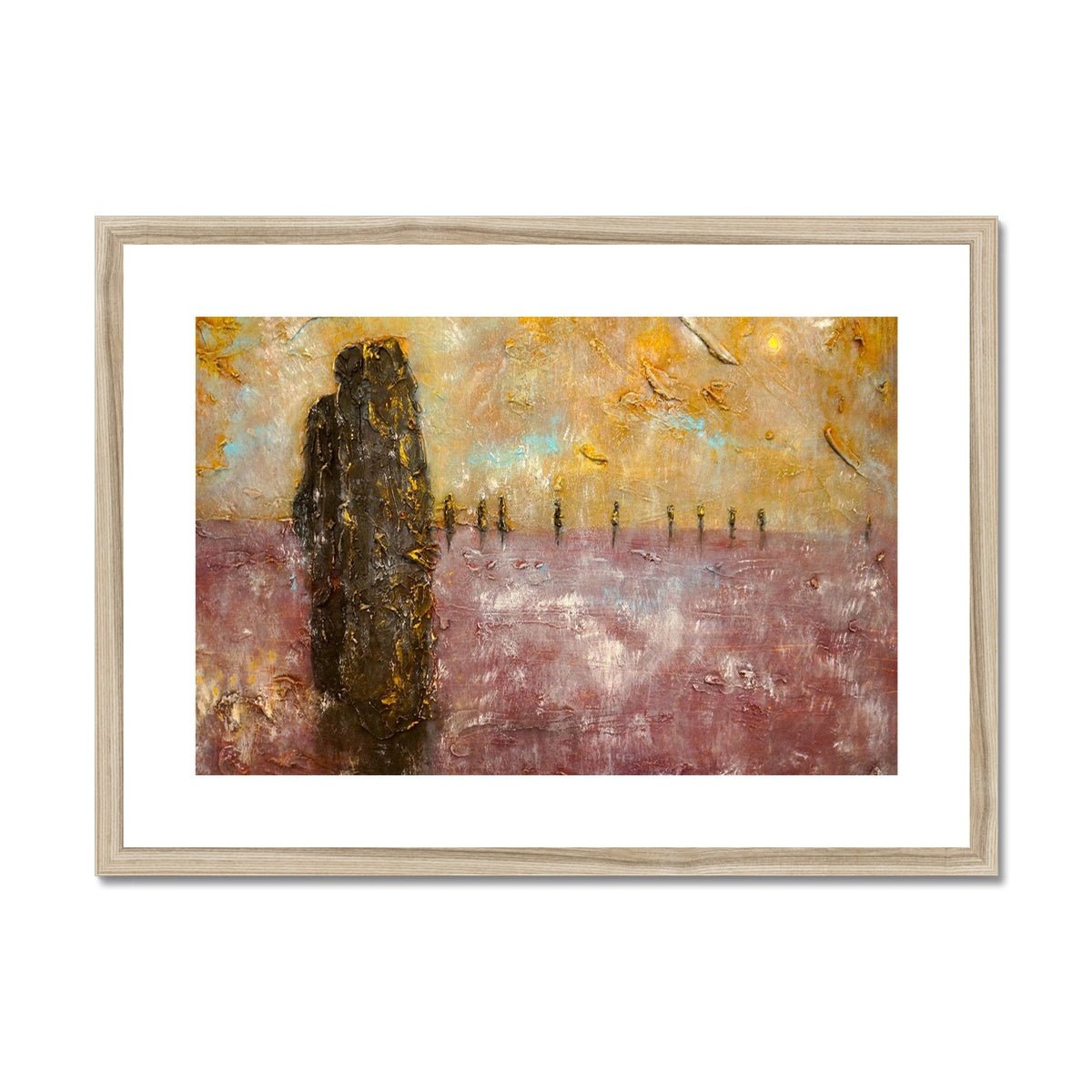 Brodgar Mist Orkney Painting | Framed &amp; Mounted Prints From Scotland