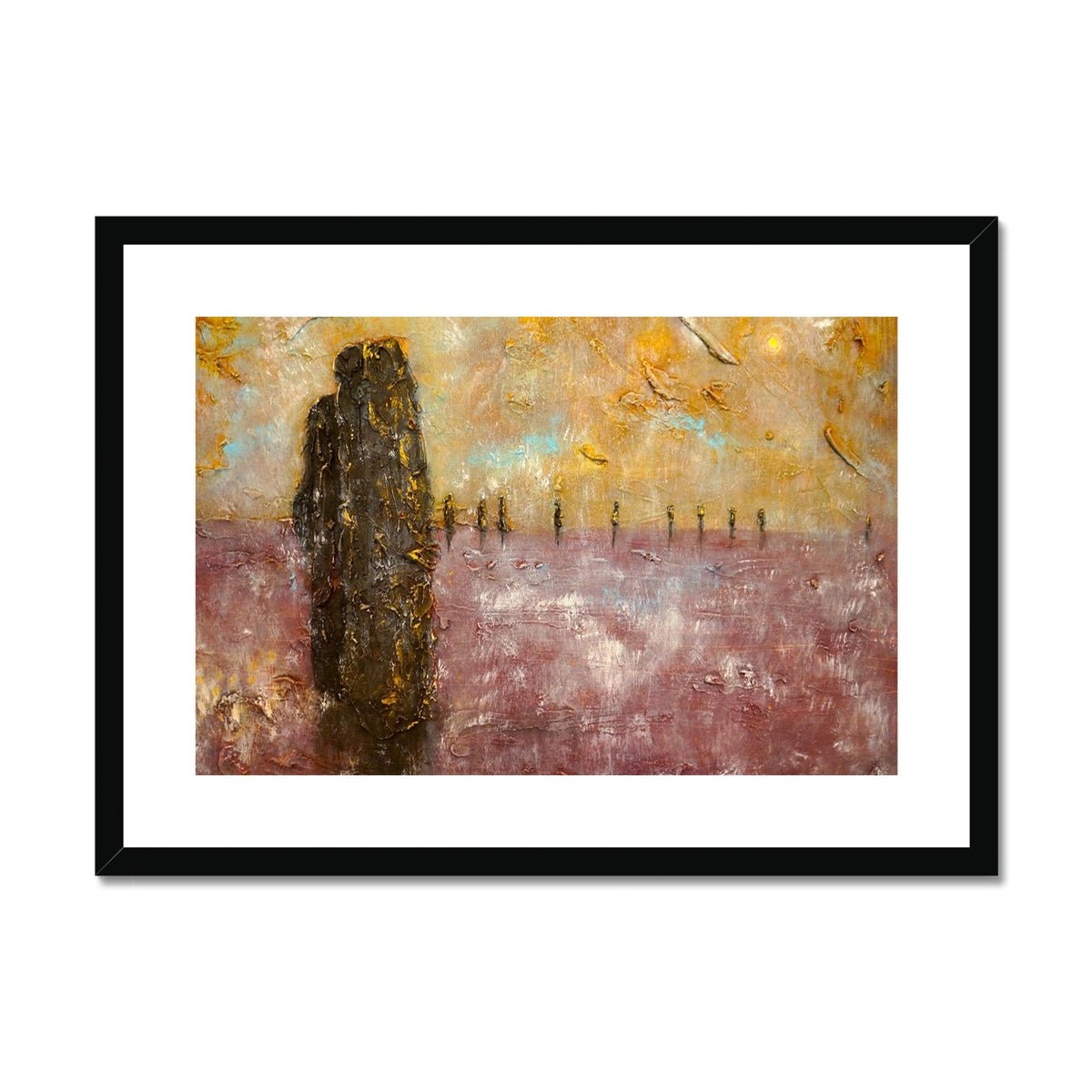 Brodgar Mist Orkney Painting | Framed &amp; Mounted Prints From Scotland