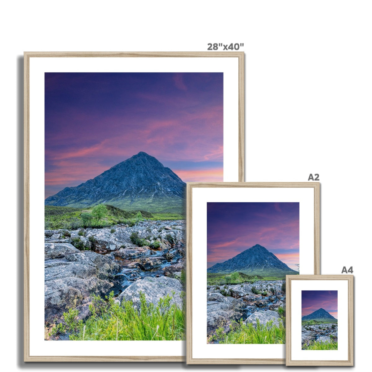 Buachaille Etive Mor Dawn Glencoe Scottish Landscape Photography | Framed & Mounted Prints From Scotland