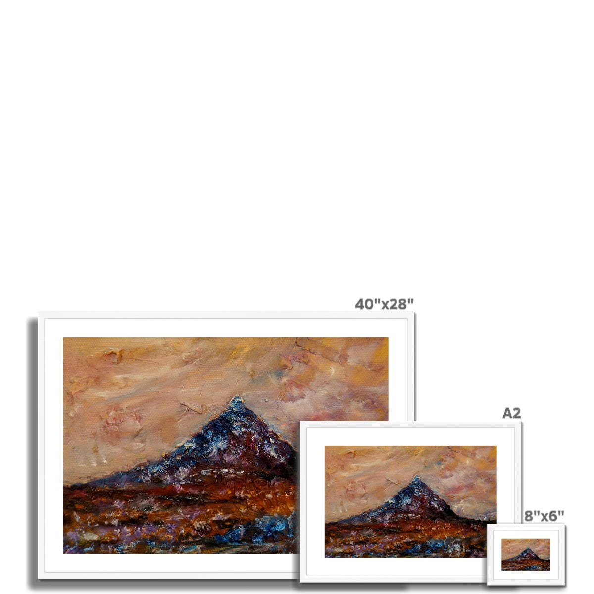 Buachaille Etive Mòr Painting | Framed & Mounted Prints From Scotland