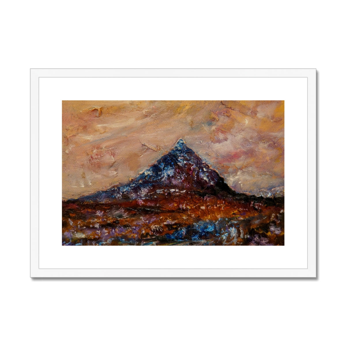 Buachaille Etive Mòr Painting | Framed &amp; Mounted Prints From Scotland