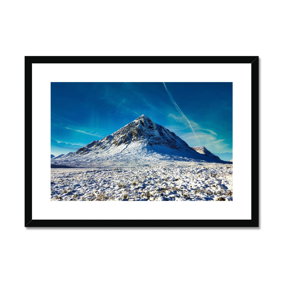 Buachaille Etive Mor Snow Glencoe Scottish Landscape Photography | Framed &amp; Mounted Prints From Scotland