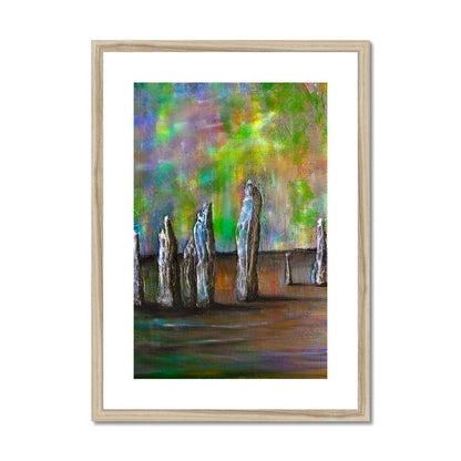 Callanish Northern Lights Lewis Painting | Framed &amp; Mounted Prints From Scotland