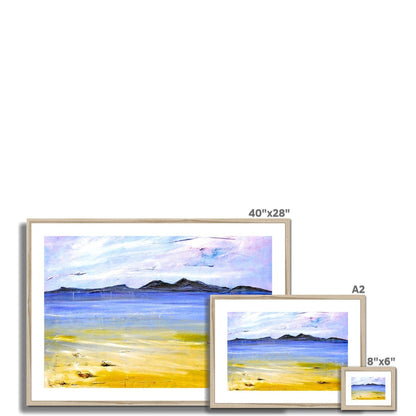 Camusdarach Beach Arisaig Painting | Framed &amp; Mounted Prints From Scotland