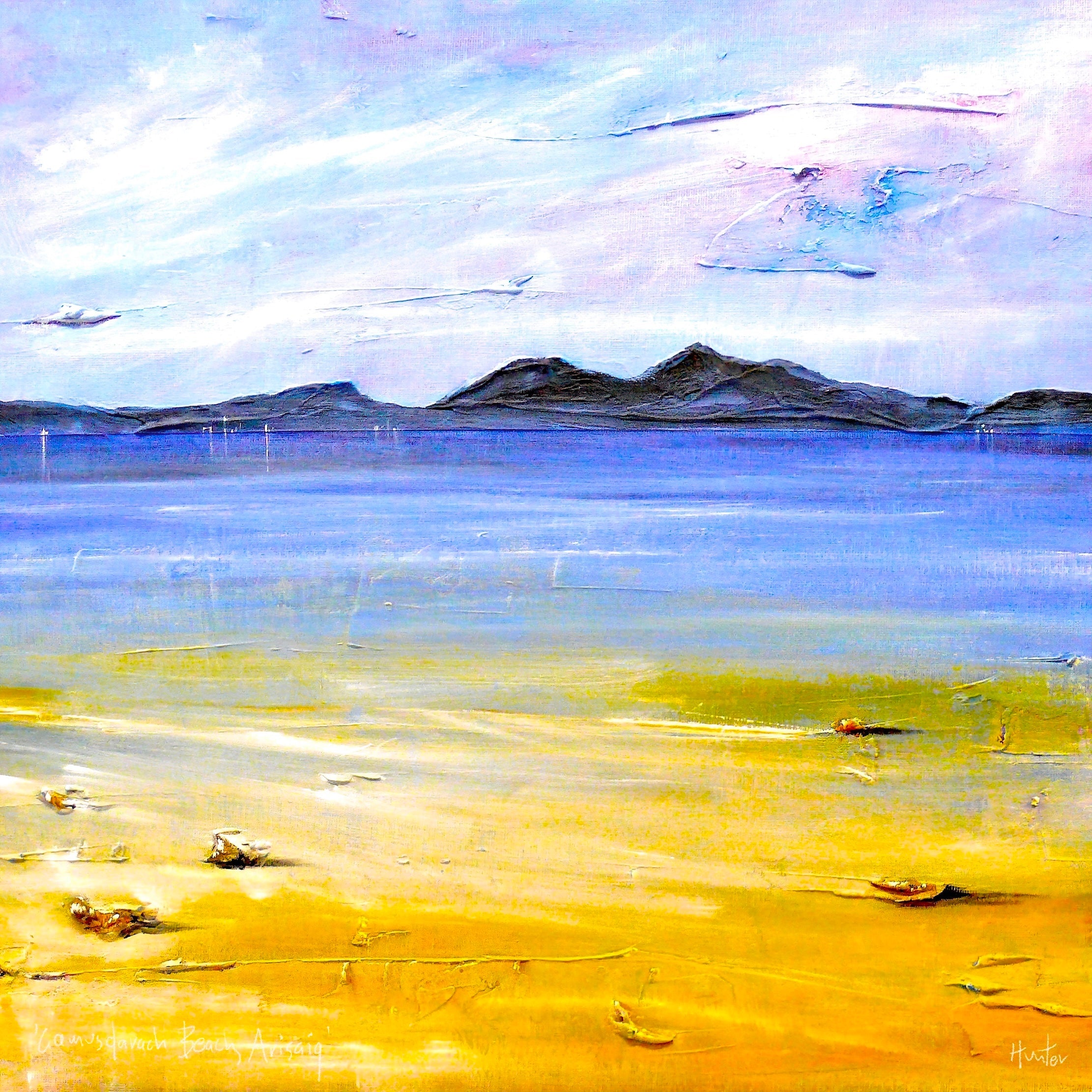 Camusdarach Beach Arisaig | Scotland In Your Pocket Art Print