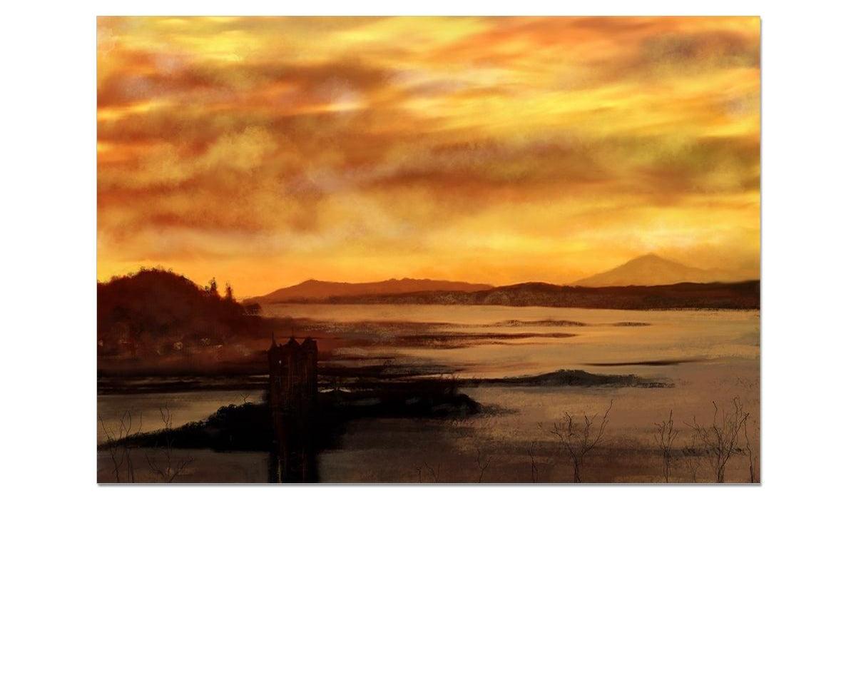 Castle Stalker Dusk Art Prints from my Historic & Iconic Art Gallery Collection