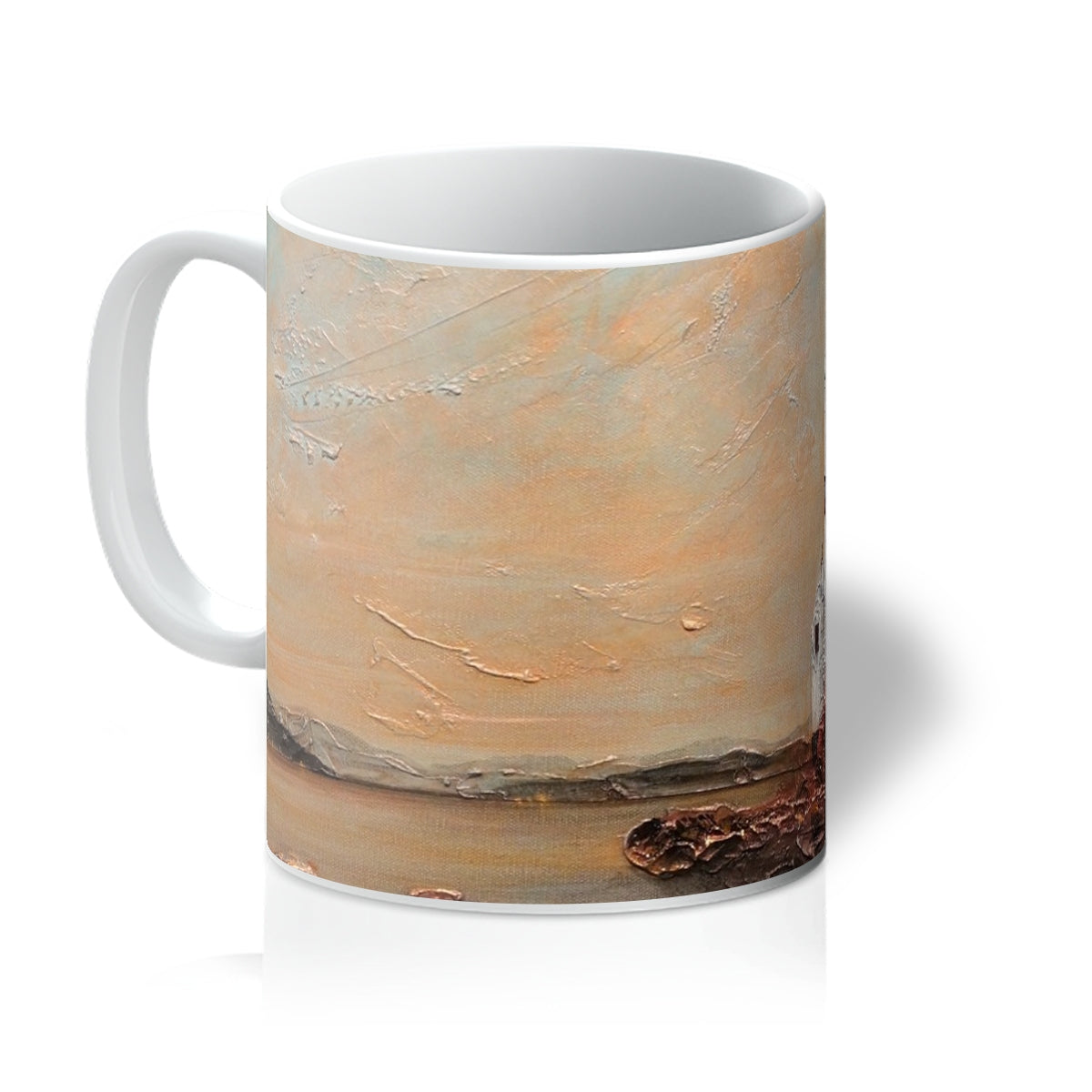 Cloch Lighthouse Dawn Art Gifts Mug | River Clyde Art Gallery | Paintings, Prints, Homeware and Art Gifts From Scotland By Scottish Artist Kevin Hunter