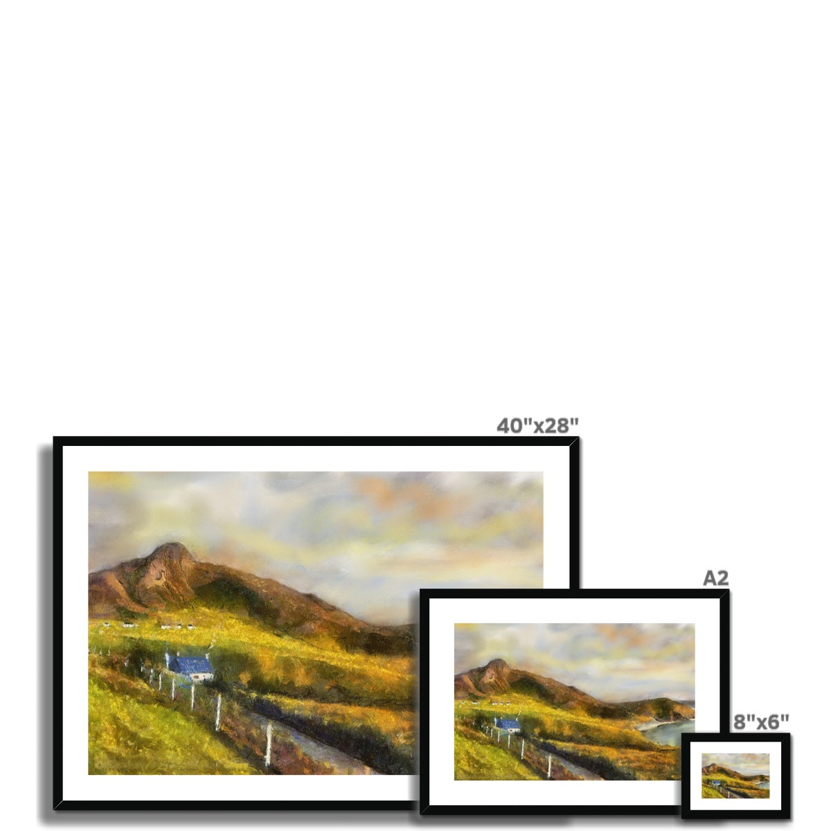 Coldbackie Painting | Framed &amp; Mounted Prints From Scotland