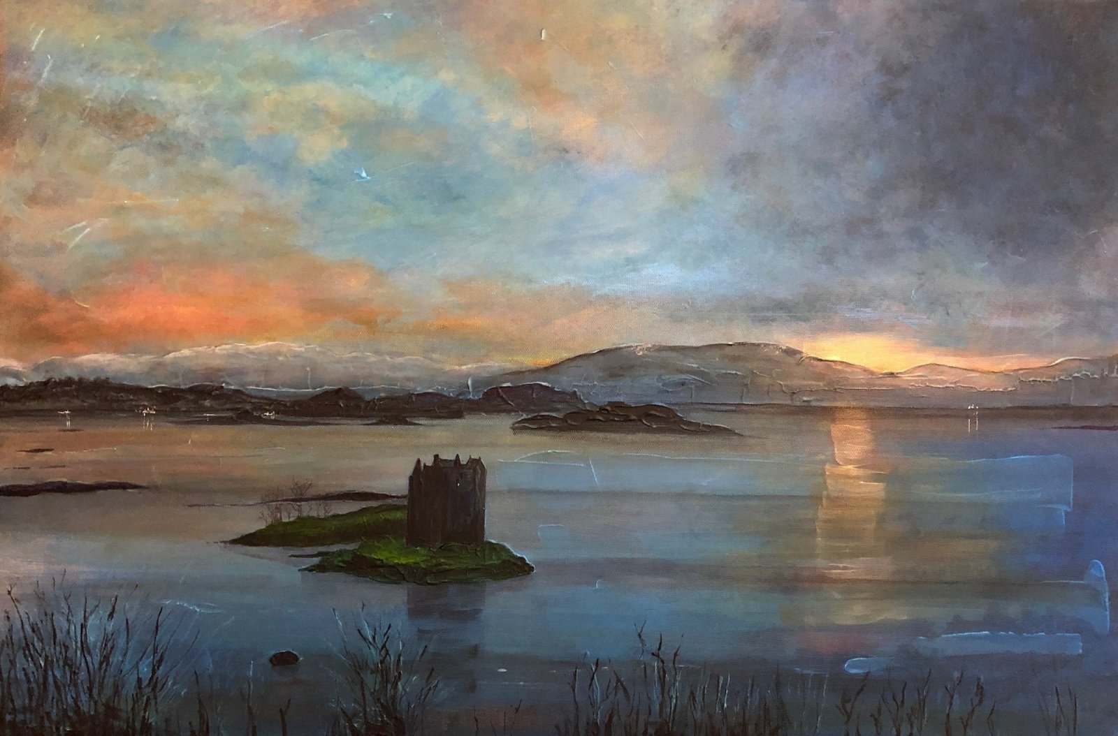 Commission Request Original Landscape Paintings From Scotland from my Scottish Artist Kevin Hunter Art Gallery Collection