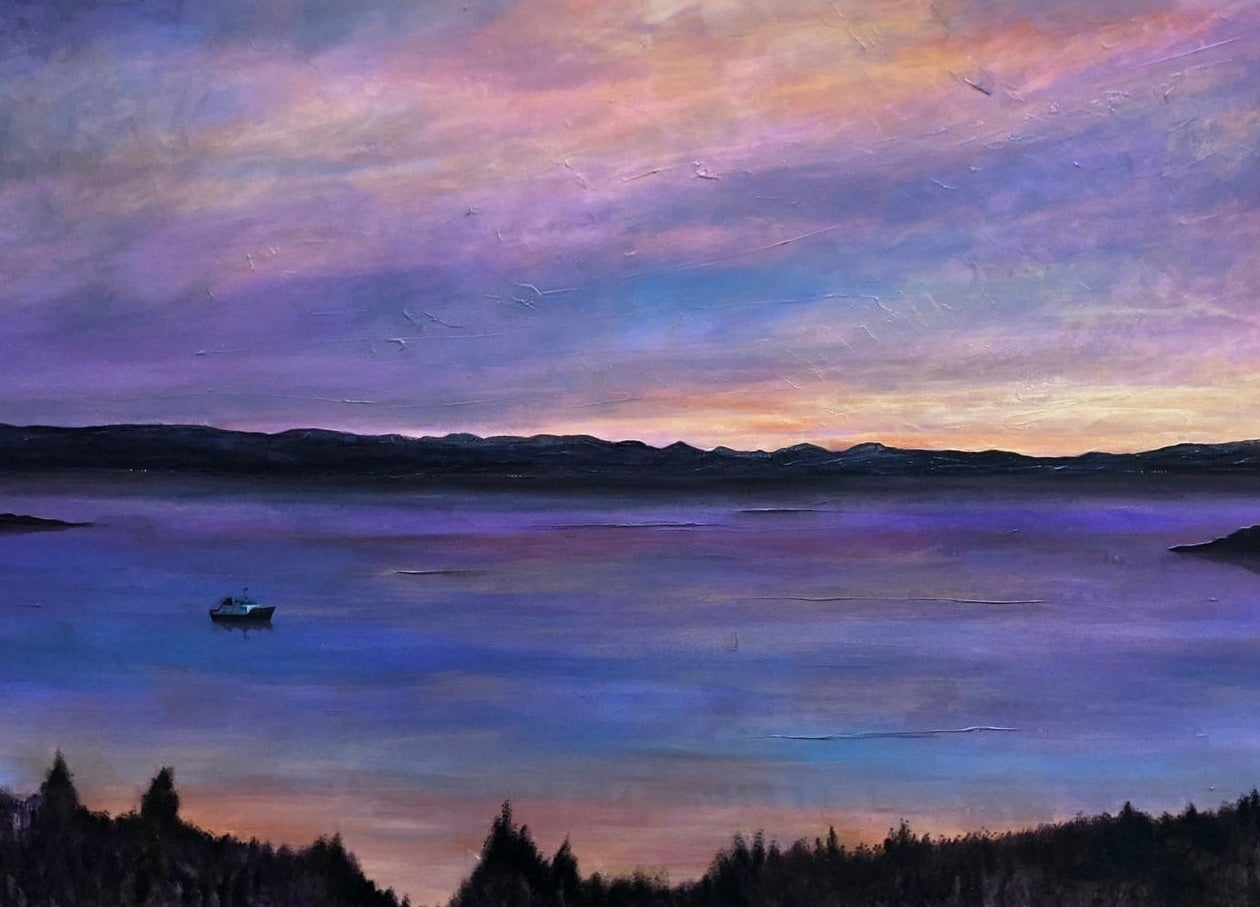 Lamlash Dusk Arran Art Prints