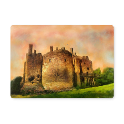 Dirleton Castle | Scottish Art Gifts | Placemat | Historic &amp; Iconic Scotland Art Gallery | Paintings, Prints, Homeware and Art Gifts From Scotland By Scottish Artist Kevin Hunter