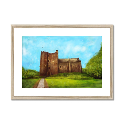 Doune Castle Painting | Framed &amp; Mounted Prints From Scotland