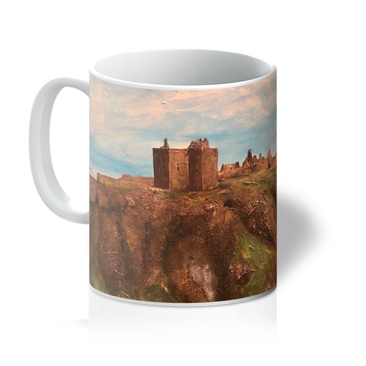 Dunnottar Castle Art Gifts Mug | Historic & Iconic Scotland Art Gallery | Paintings, Prints, Homeware and Art Gifts From Scotland By Scottish Artist Kevin Hunter