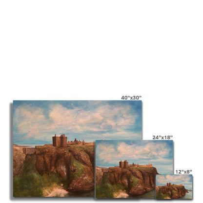 Dunnottar Castle Canvas | Historic &amp; Iconic Scotland Art Gallery | Paintings, Prints, Homeware and Art Gifts From Scotland By Scottish Artist Kevin Hunter