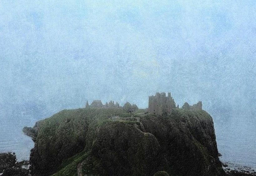 Dunnottar Castle Mist Art Prints from my Historic & Iconic Art Gallery Collection