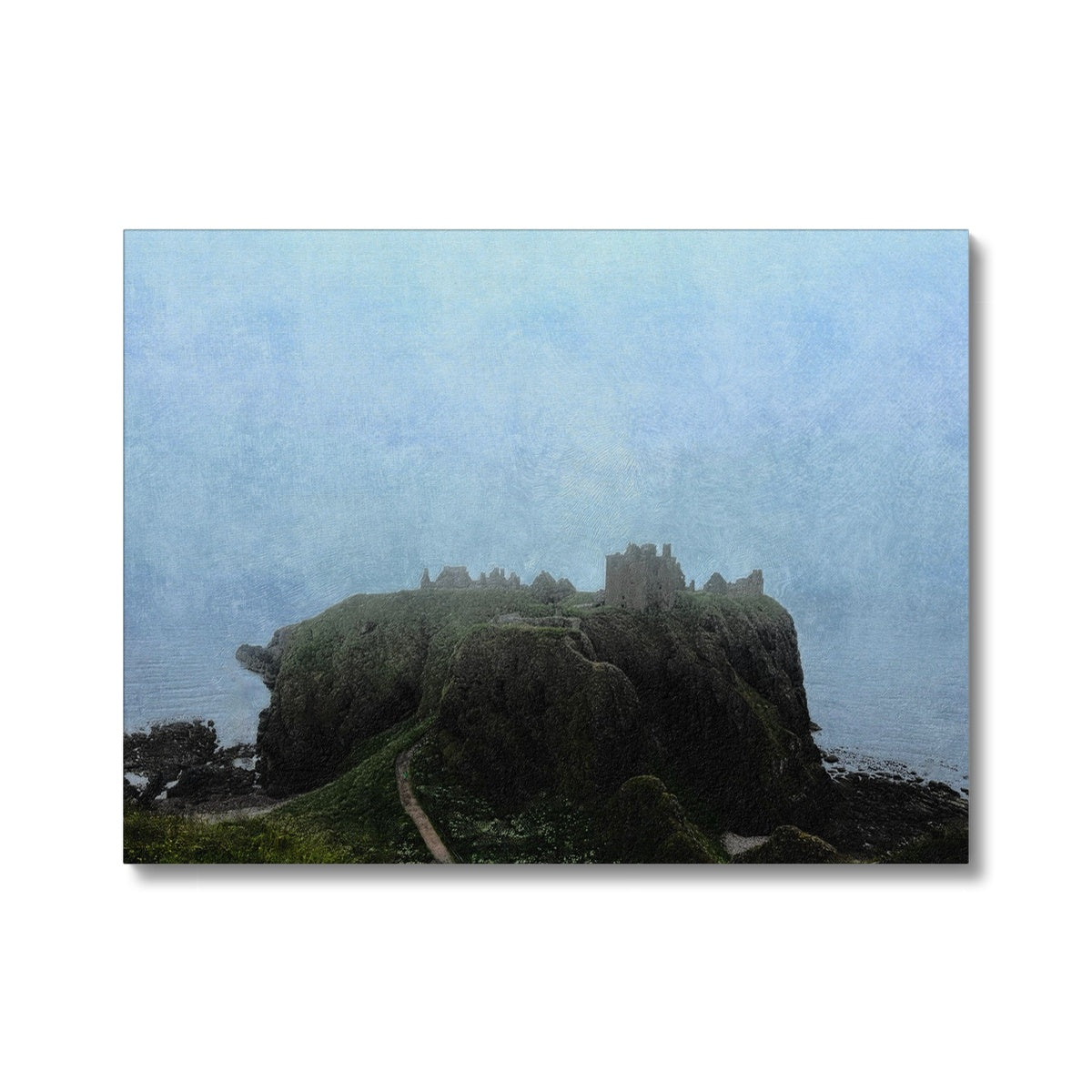 Dunnottar Castle Mist Canvas