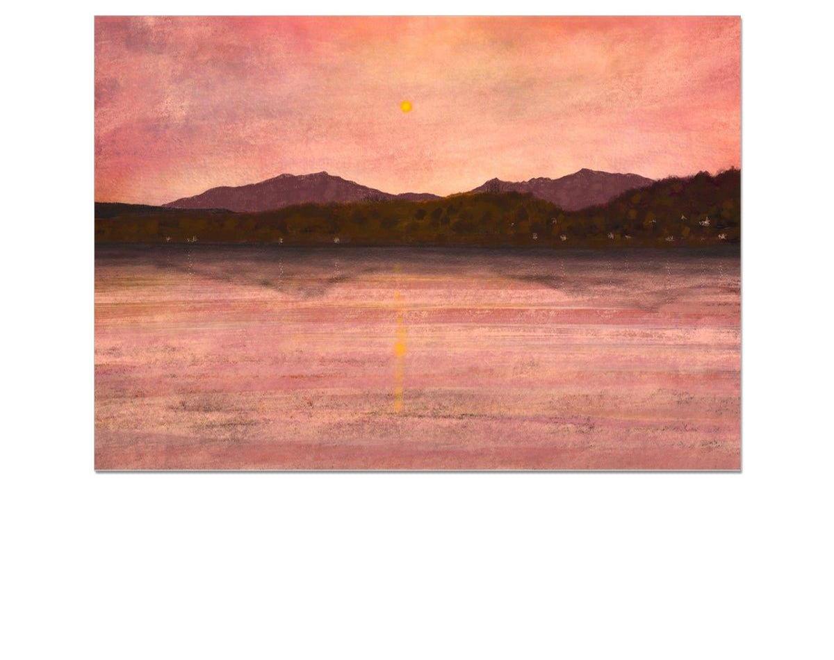 Dusk Over Arran & Bute-art-painting-scotland