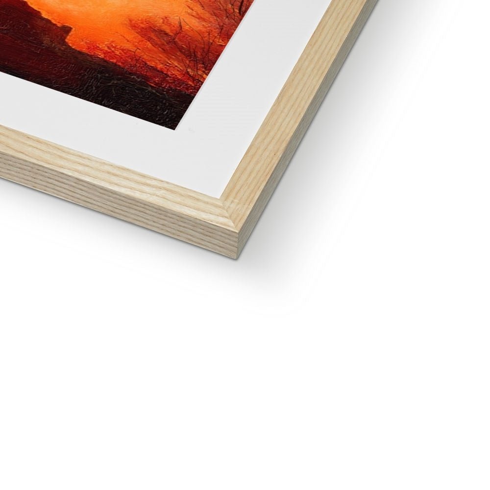 Edinburgh Castle Sunset Painting | Framed & Mounted Prints From Scotland